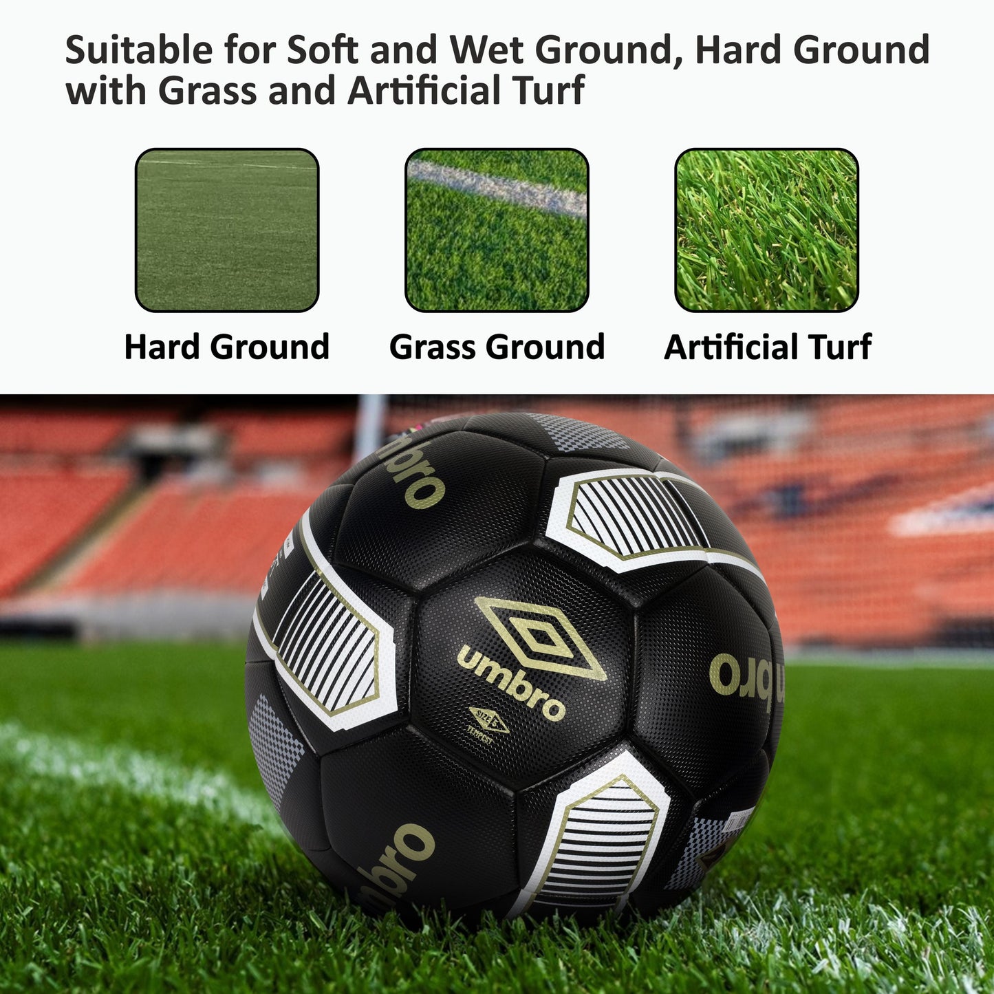 (2 Pack) NFHS Match Certified Tempest Soccer Ball, Size 5