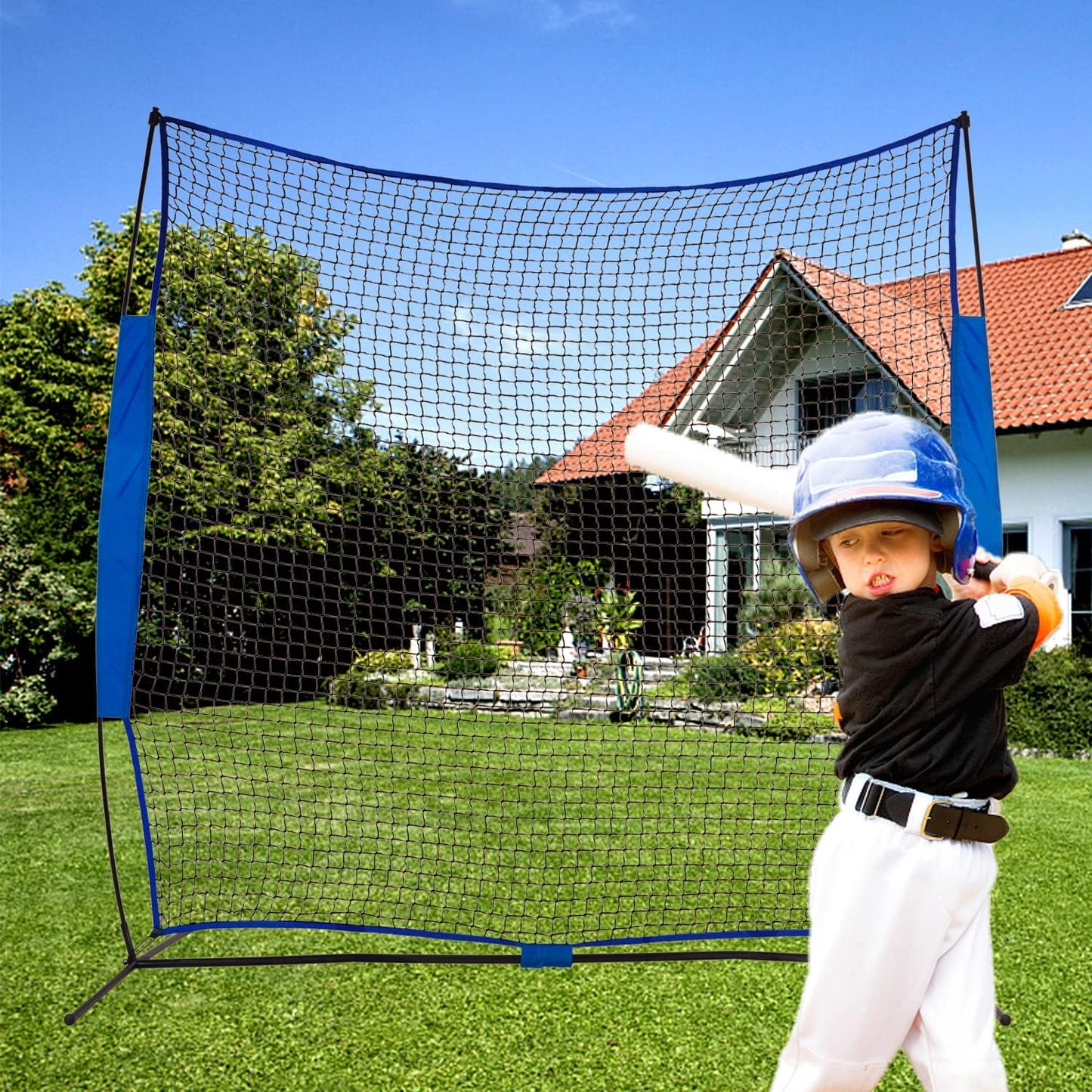 Baseball Screen Net, Baseball Pitching Screen, Baseball Protective Screen, Baseball Screen Protector, Softball Screen Net, 7X7Ft Baseball Screen for Pitching, Softball Pitching Screen Backyard