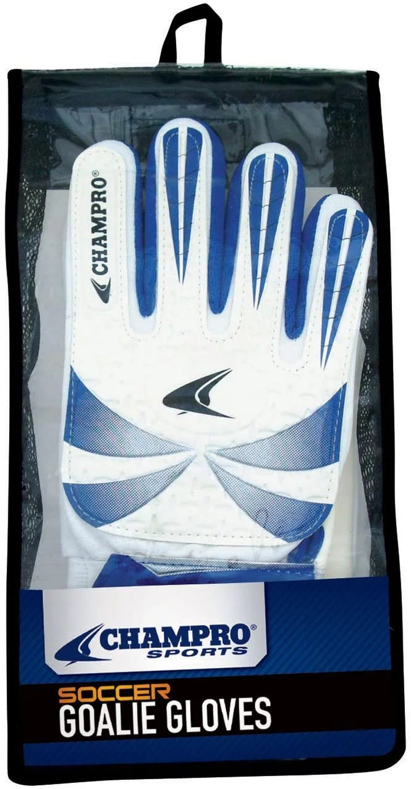 Sports SG3 Blue/White Soccer Goalie Gloves