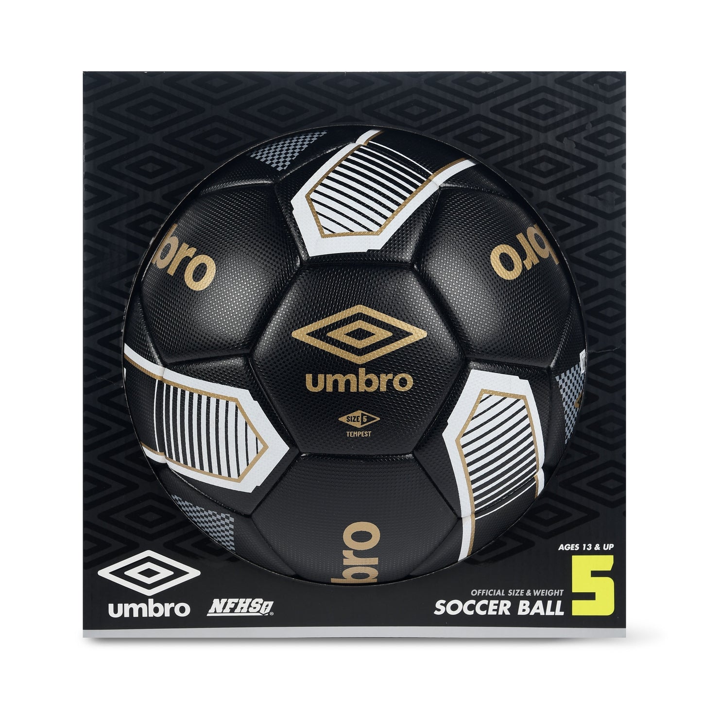 (2 Pack) NFHS Match Certified Tempest Soccer Ball, Size 5