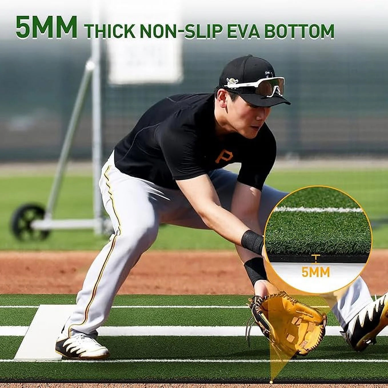 10'X 3' Portable Softball Pitching Mound