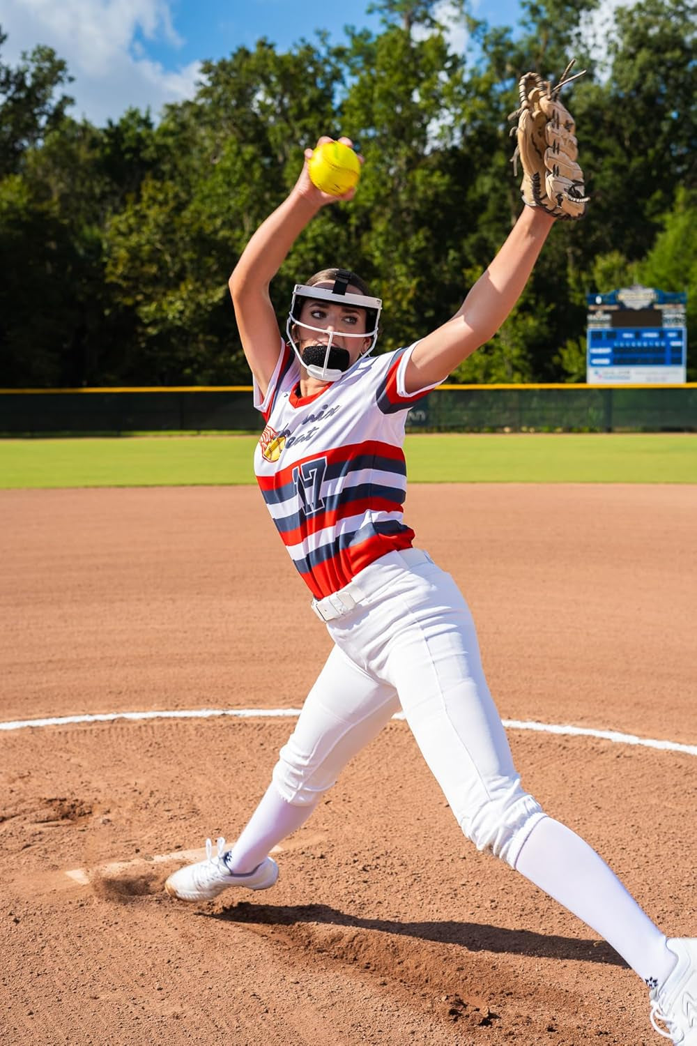 Original Defense Softball Face Mask | Lightweight Protective Softball Fielder'S Mask