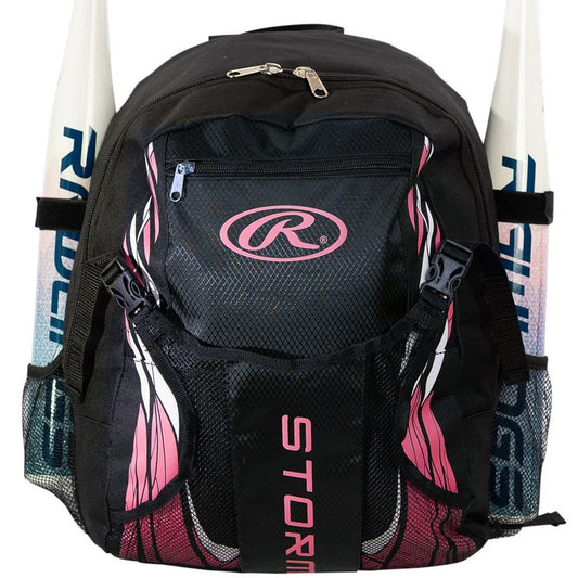 Storm Girls T-Ball Softball Batting Bag Backpack Black/Pink